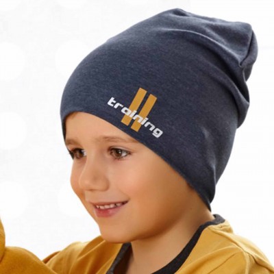 AJS dvigubos medvilnės kepurė berniukui Training (įvairių spalvų)